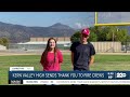Kern Valley High thanks fire crews who battled French Fire