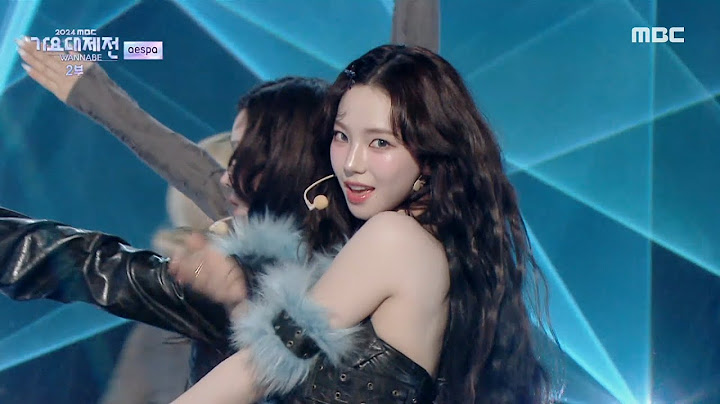 [2024 MBC 가요대제전] 에스파 - 인트로 + 슈퍼노바 + 위플래시 (aespa - Intro + Supernova + Whiplash), MBC 250130 방송