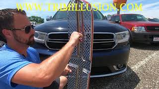 Trim Illusion ABS435 Dodge Durango Chrome Grille Installation