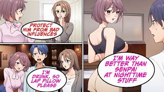 vd118 Manga Dub Elite mocks me, but my boss and junior defend me—both secretly after me RomCom