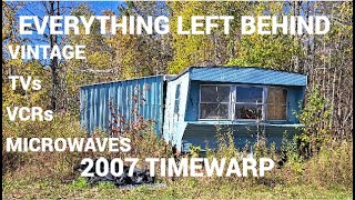 ABANDONED MOBILE HOME EXPLORATION + VINTAGE APPLIANCE DUMP
