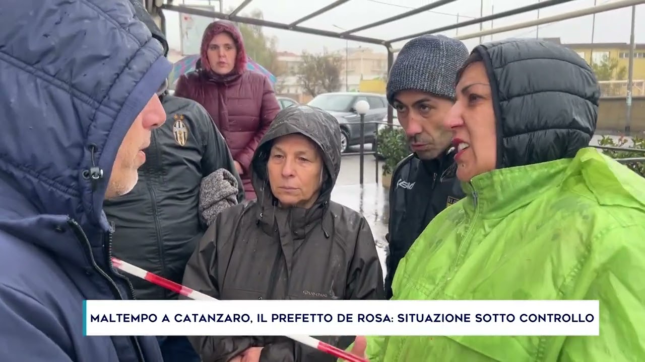 MALTEMPO A CATANZARO, IL PREFETTO DE ROSA: SITUAZIONE SOTTO CONTROLLO