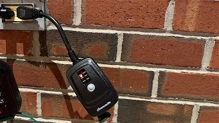 Christmas Holiday Outdoor Light Timer with Remote Control