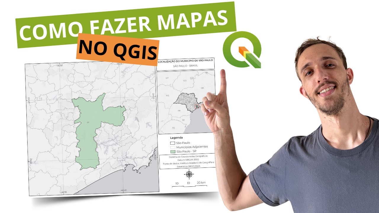 Como fazer mapas no QGIS - Guia Completo