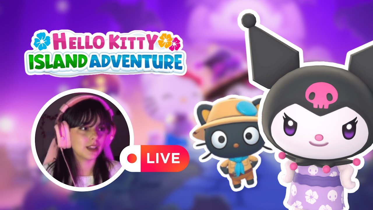 Explorei a MANSÃO ASSOMBRADA e consertei o TREM FANTASMA com a KUROMI - HELLO KITTY ISLAND ADVENTURE