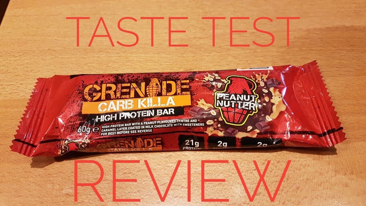 Grenade Carb Killa peanut nutter / taste test/ review