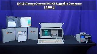 (041) Vintage Corona PPC-XT Luggable Computer [ 1984 ]
