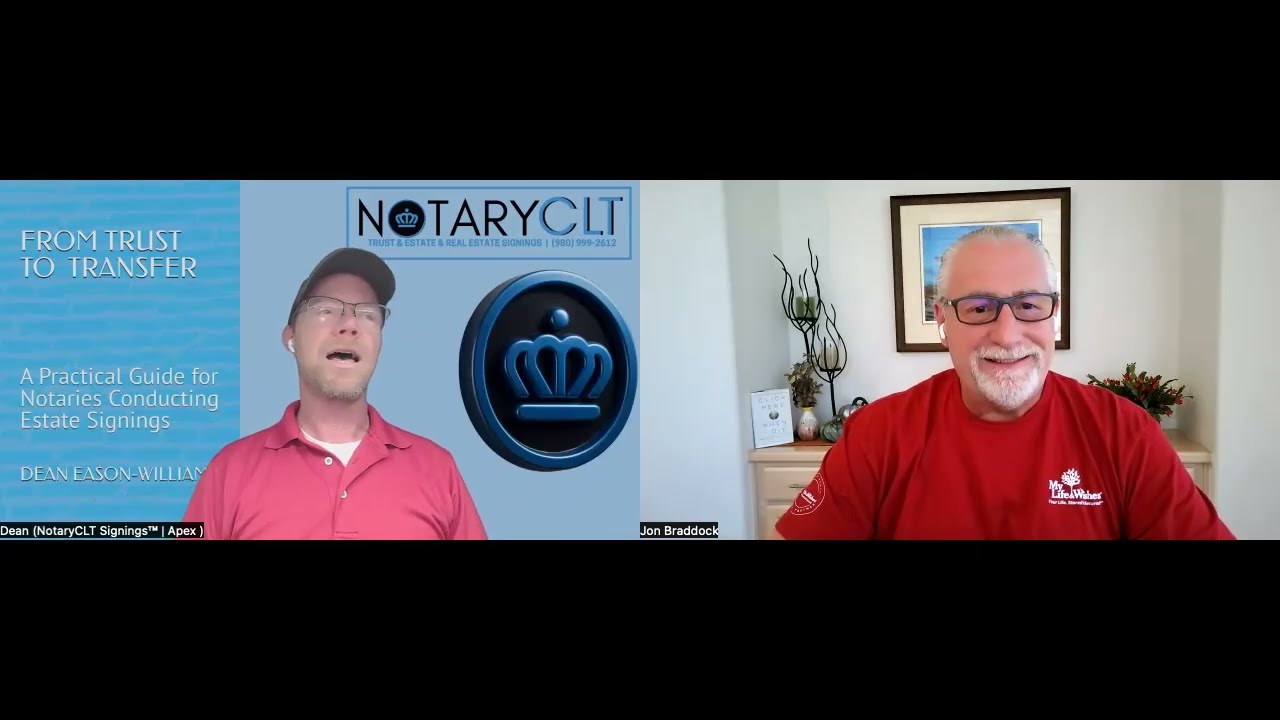 From Trust to Transfer: Raising the Bar for Estate Signings with Dean Eason-Williams