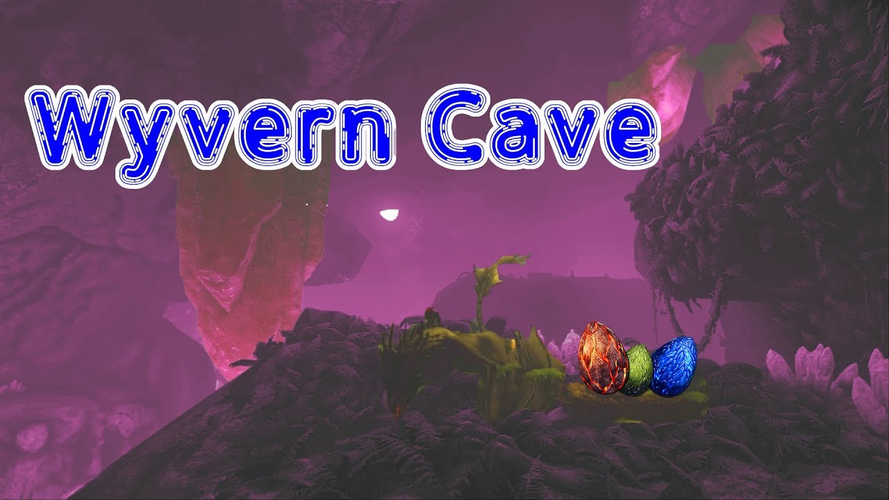 Ark Wyvern Cave Ragnarok Location Youtube