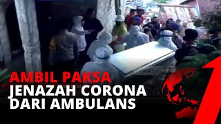 Ambil Paksa Jenazah Corona dari Ambulans, Warga Ambon Gelar Pemakaman Tanpa Protokol Kesehatan
