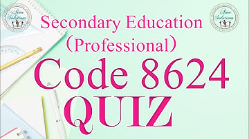 AIOU CODE:8624 QUIZ, Secondary Education  (With Download Link)