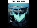 TOP 5 GOJO EDITS #animeshorts #gojoedit #gojo #top5 #jjk