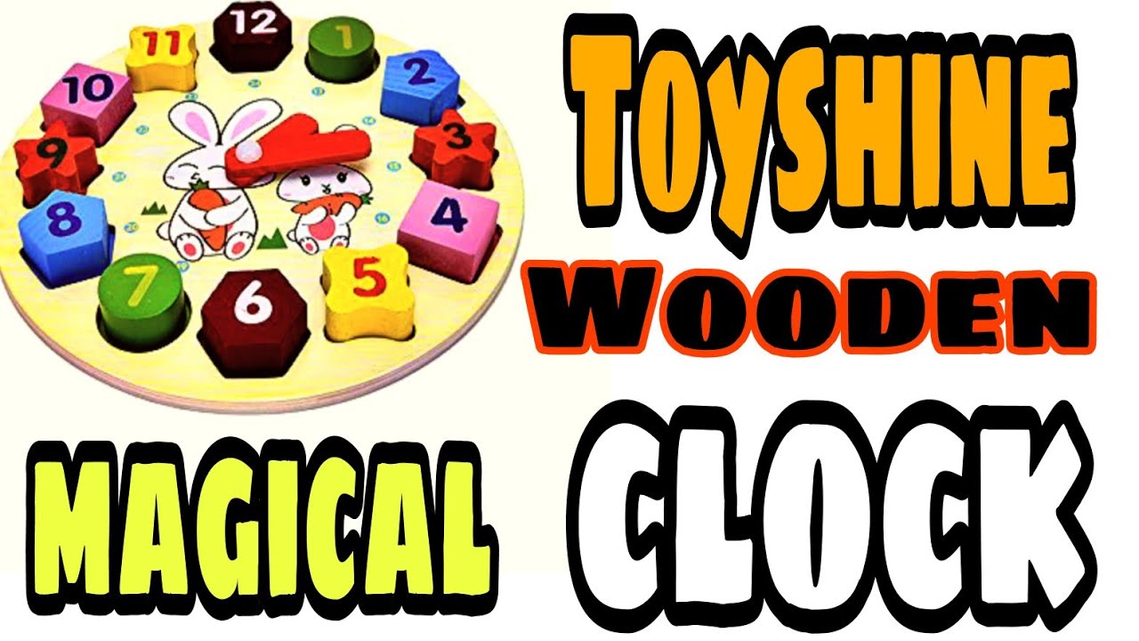 Get Knowledge Of Magical Clock/Toyshine Magical Learning Clock/Wooden Clock/