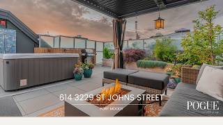 Corner Unit PENTHOUSE at Clyde with a Massive ROOFTOP DECK | 614 3229 St Johns Street, Port Moody