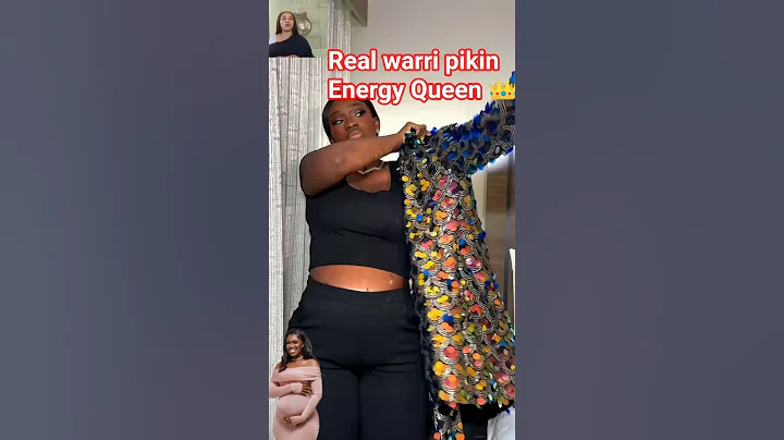 Real warri pikin getting ready for her show rocking her pregnancy nicely