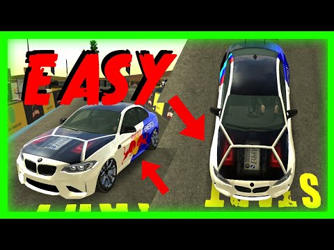 Car Parking Multiplayer - Cum sa faci OPEN HOOD BMW Red Bull DESIGN / EASY | WAU GARAGE