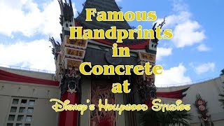 Famous Handprints at Disney's Hollywood Studios
