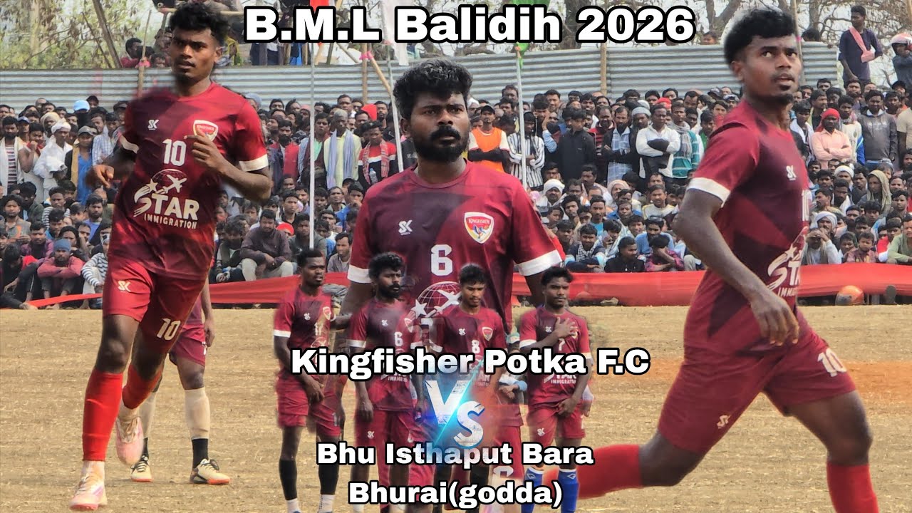 Kingfisher Potka F.C(01) VS  Bhu isthapit Xlub Bara Bhurai(godda)(00) . At: B.M.L Balidih 2026