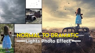 Normal to Dramatic Lights Photo Effect in Photoshop | JP Production