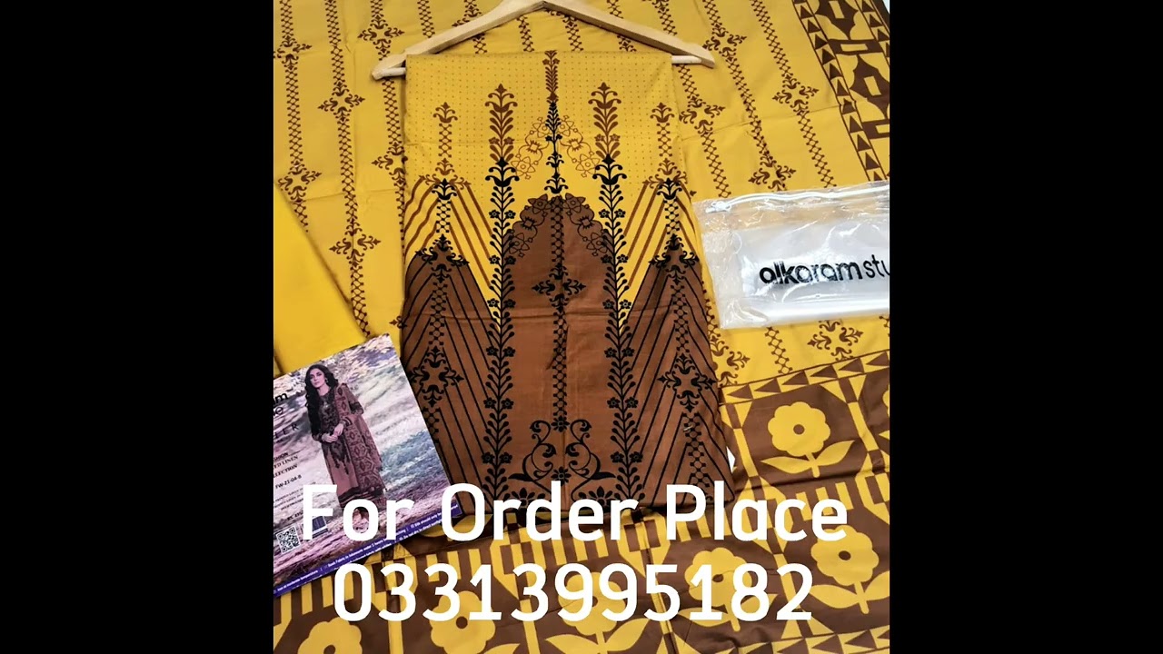 Bramded Alkaram Linen 3 Piece Suits