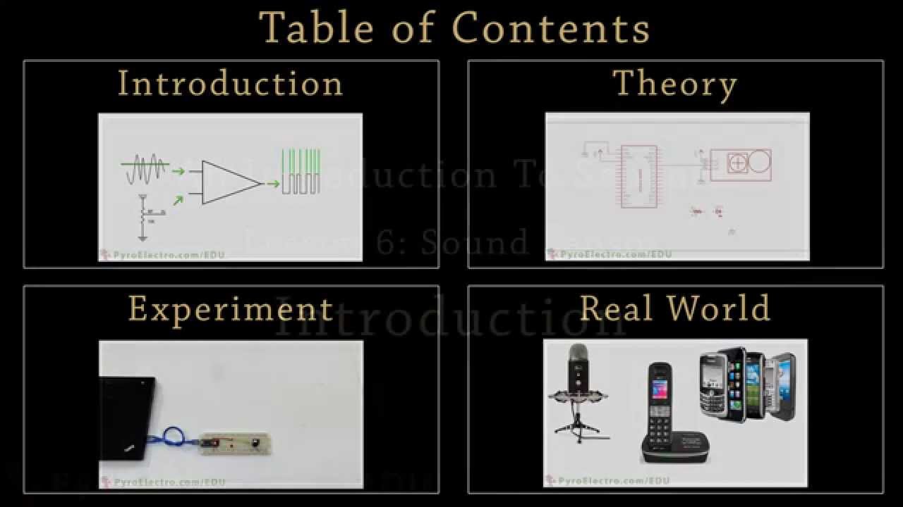 Sound Sensor - An Introduction To Sensors - PyroEDU