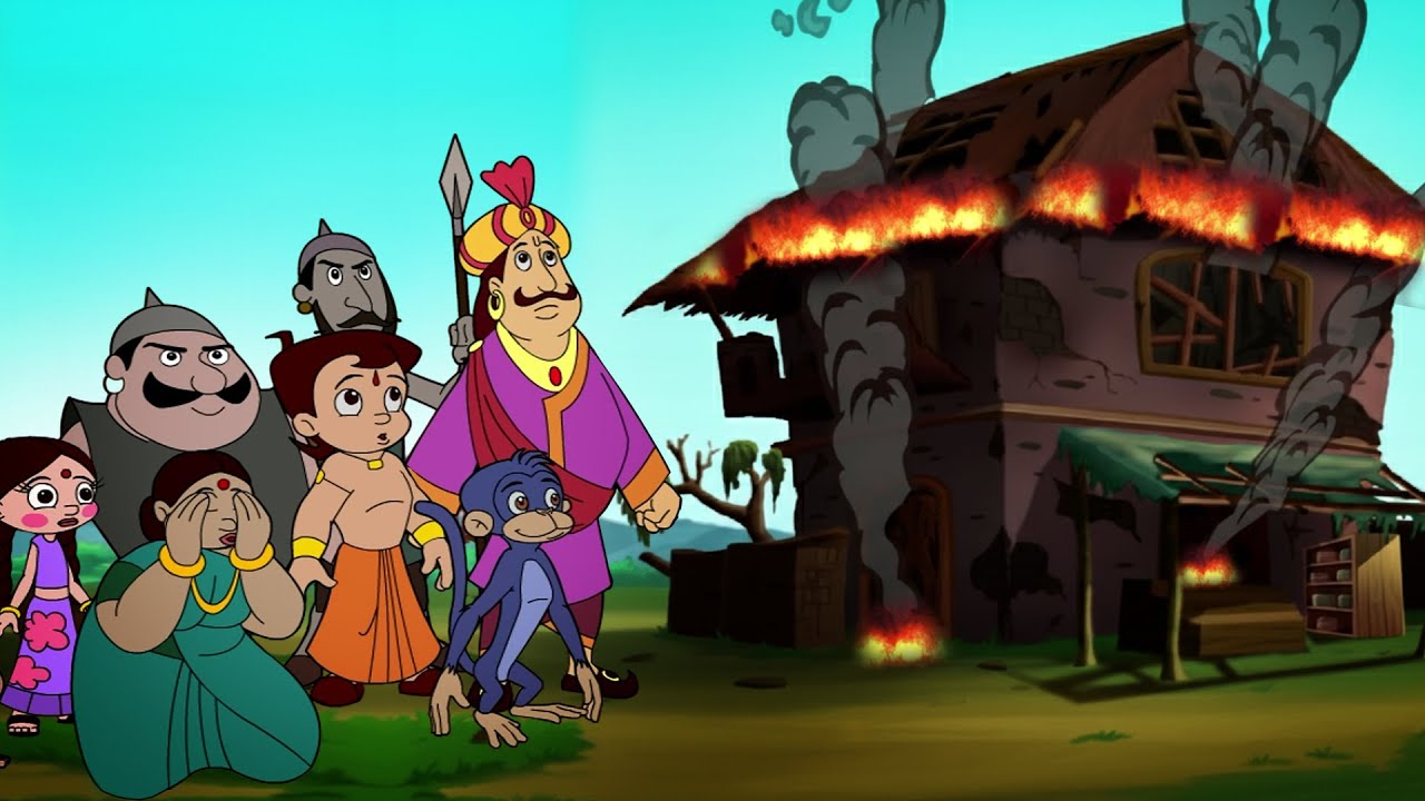 Chhota Bheem - Dholakpur mein Fire Monster Attack | Cartoons for Kids | Fun Kids Videos