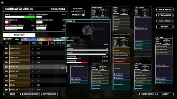 MW5: Mercenaries MercTech Armor swapping