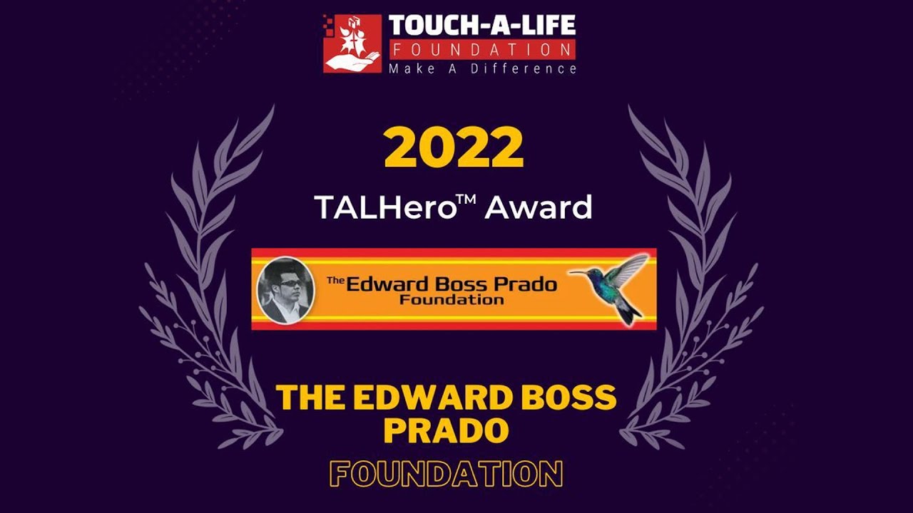 TALHero Award to Edward Boss Prado Foundation | TALHero Awards | TAL World Kindness Day 2022