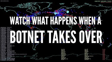 Watch a botnet take over my network.
