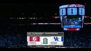 2015-2016 - UK vs Alabama - (SEC Tournament Quarterfinals - Game 32)