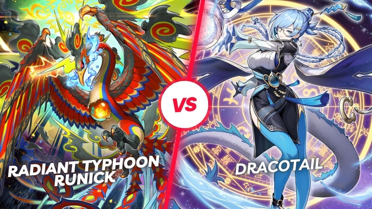 Сияющий Тайфун Руник против Дракотейла | Yu-Gi-Oh! Местный стол 1