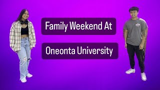 Family Weekend At Oneonta University