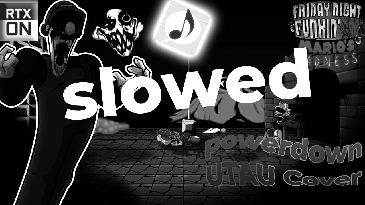 Powerdown UTAU Cover (SLOWED) l FNF Mario's Madness V2