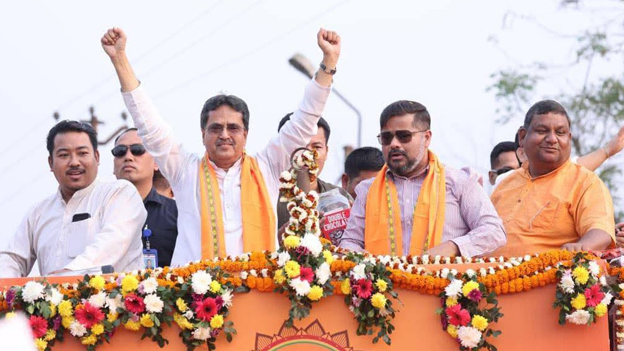 Phainai ADC Chongbario BJP no ADC Haphango  Achuknai Honwi Sakha Haste ni mantri Okra