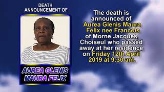 Aurea Glenis Maura Felix nee Francois short