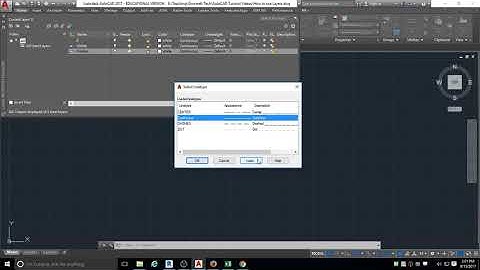 AutoCAD 2017: How to use Layers