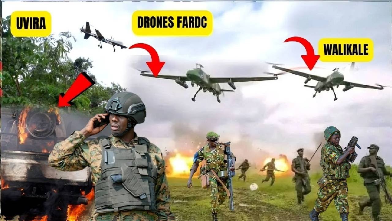 IBYA UVIRA GEN.MAKENGA ABISHYIZEHO AKADOMO🚨M23 IRI KUMISHWAHO AMABOMBE NA DRONE! UMURUNDI AMENNYE...