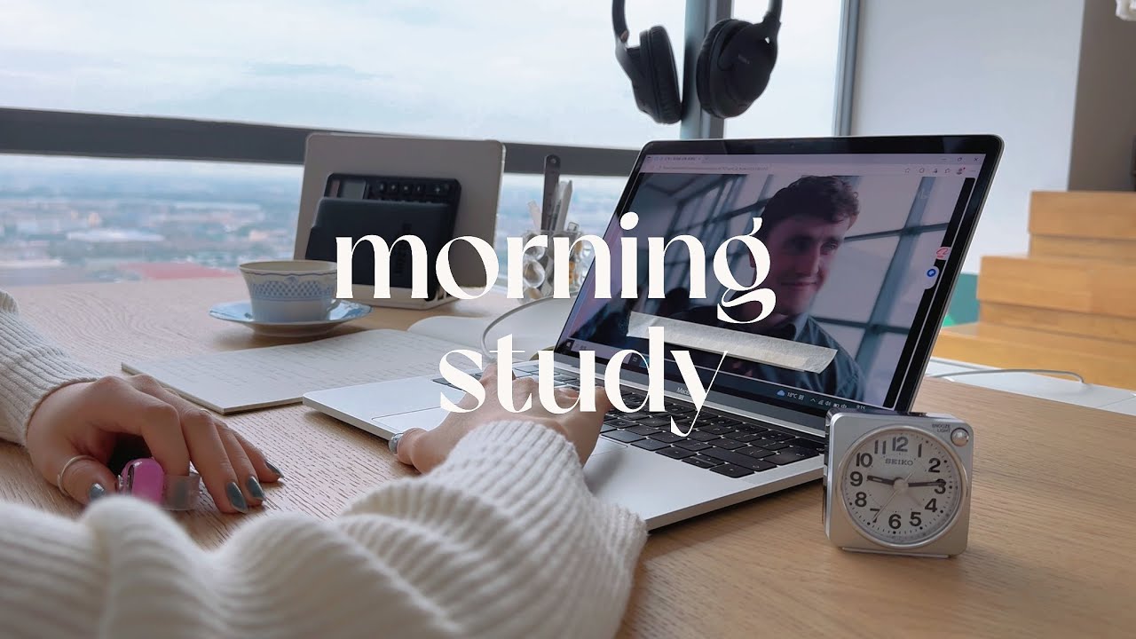 Study Vlog | 英語學習日記 | morning study | College Day