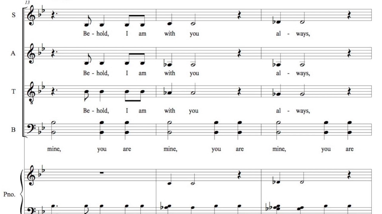 you are mine by christopher aspaas youtube you are mine david haas sheet music