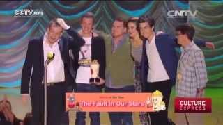 MTV Movie Awards give out golden popcorn award