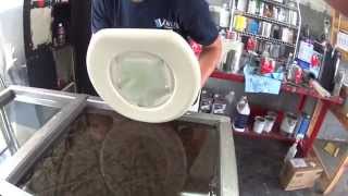 Hydro Dipping a Toilet Seat
