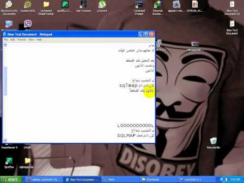 شرح تنصيب SQLMAP للوندوز  XP_7 وتخطي مشكله عدم الاستعراض