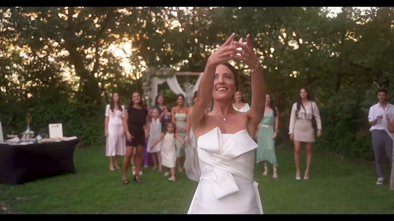 Teaser de mariage champêtre filmé au drone
