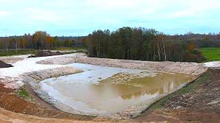 The Challenges of Digging A Massive Pond in Bad Conditions