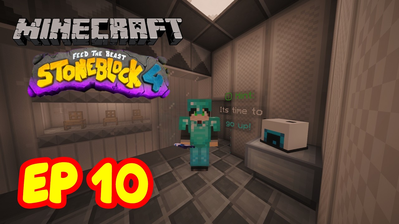 UNA MAZMORRA DE PORTALES CON MUCHOS PUZZLES DIVERTIDOS - Stoneblock 4 Serie de mods Ep 10