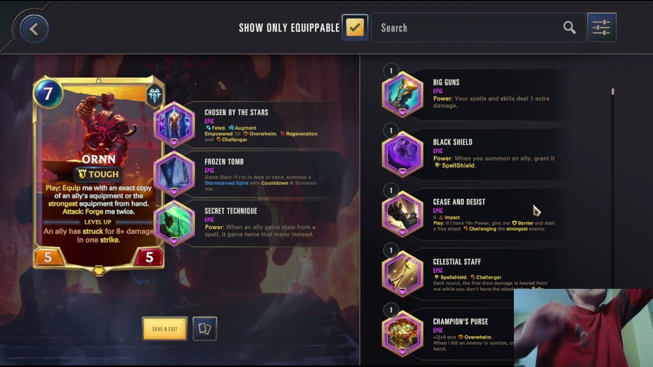 Ornn breakdown for relic build options