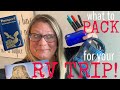 What to PACK for your RV TRIP!