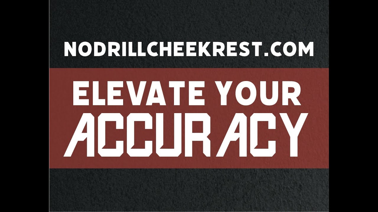 No Drill Cheek Rest Elevate Your Shot