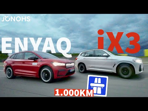 Skoda Enyaq iV80x oder BMW iX3 - 1.000km Langstrecke, Größe, Preis - was lohnt sich mehr?