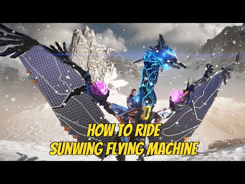 Horizon Forbidden West - How To Override and Mount The Sunwing Flying Bird Machine